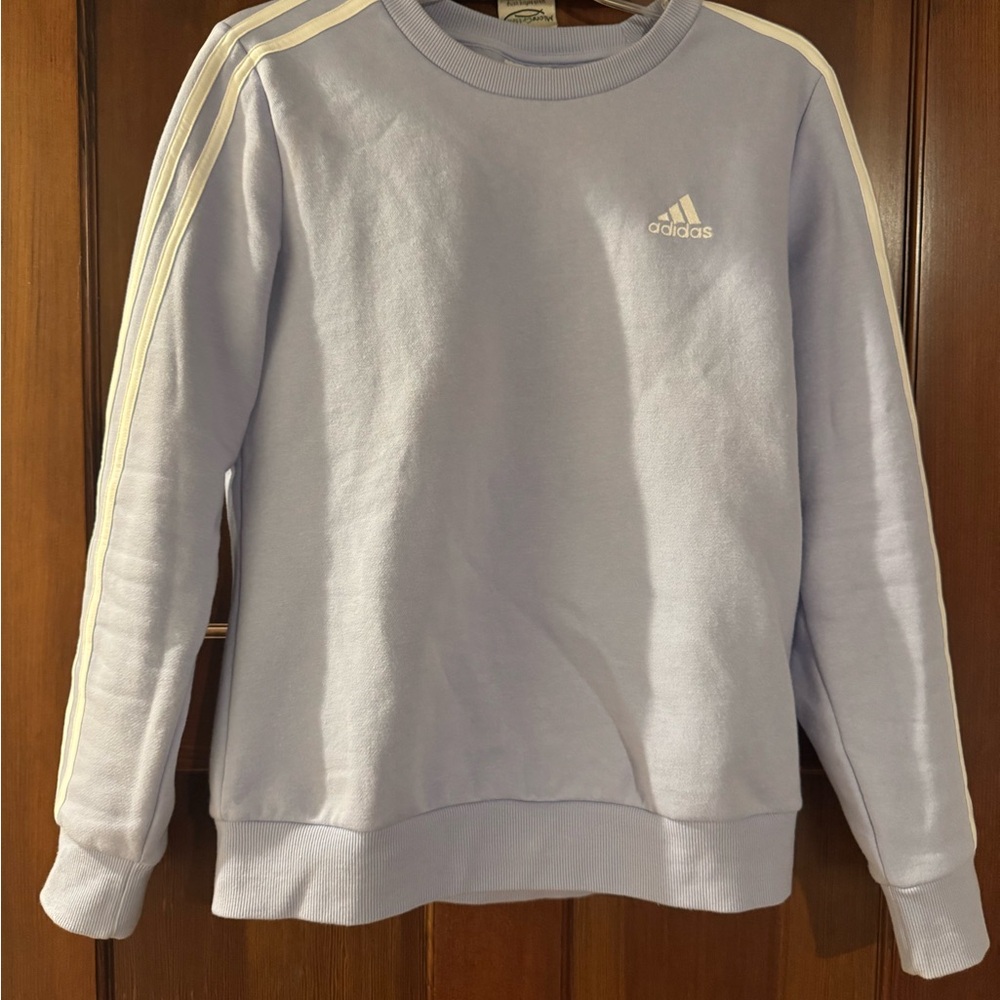 Adidas womens Lavender Crewneck Sweater